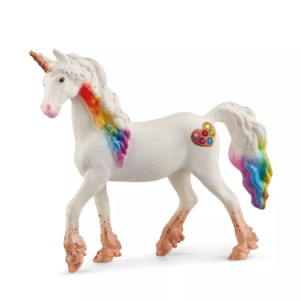 Schleich - 70726 Regenbogeneinhorn, Stute, Multicolor