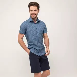 Chemise, Modern Fit, manches courtes