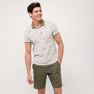 GANT D2. LEAF PRINT PIQUE SS RUGGER Poloshirt, kurzarm 