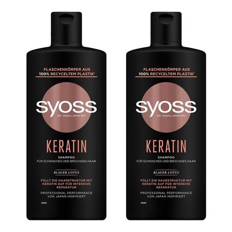 syoss Syoss Shampoo Keratin Duo 2x440ML Shampoo Keratin Duo 