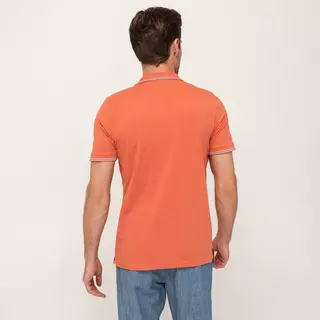 Manor Man Poloshirt, kurzarm  Orange