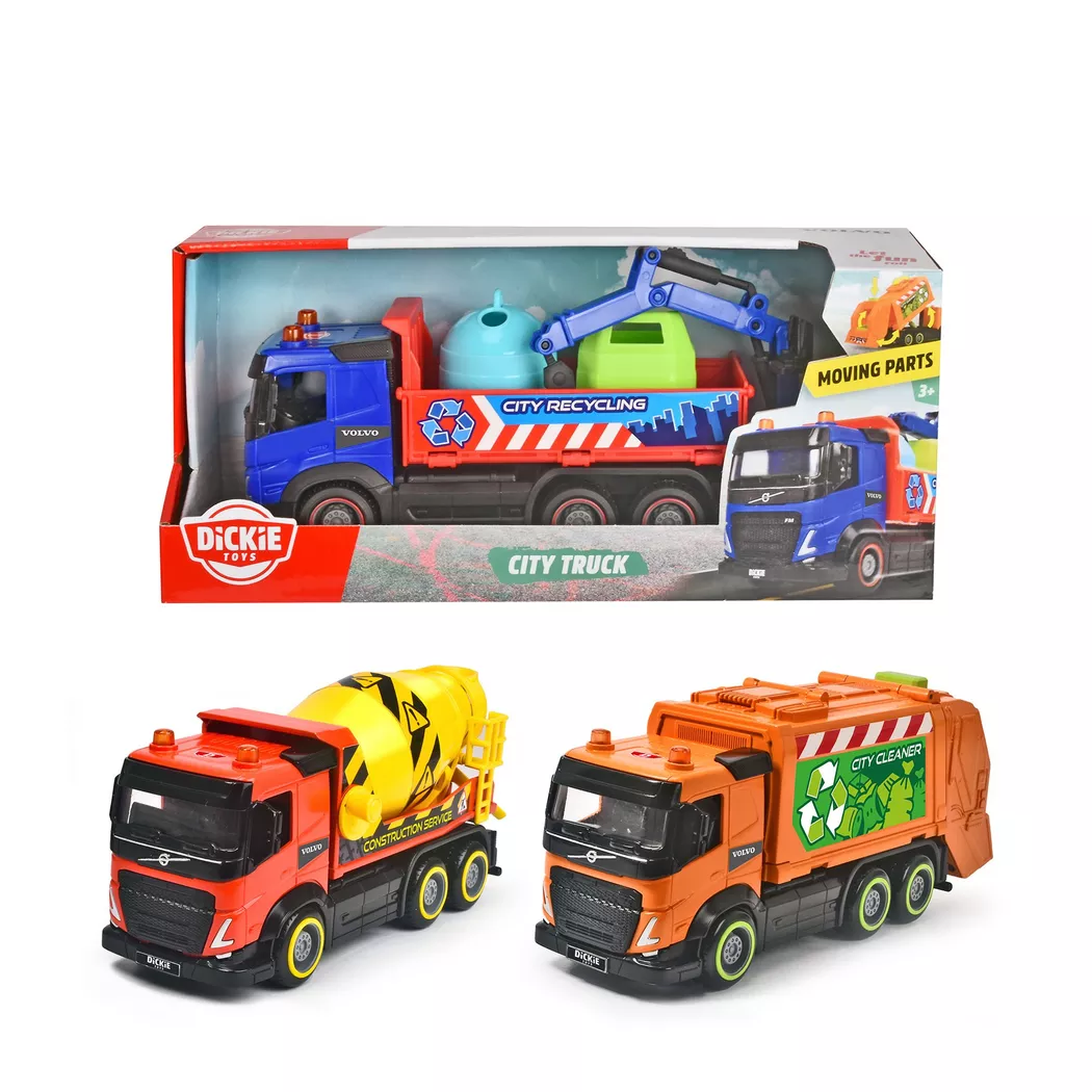 Dickie - City Truck, Zufallsauswahl, 23cm, Multicolor
