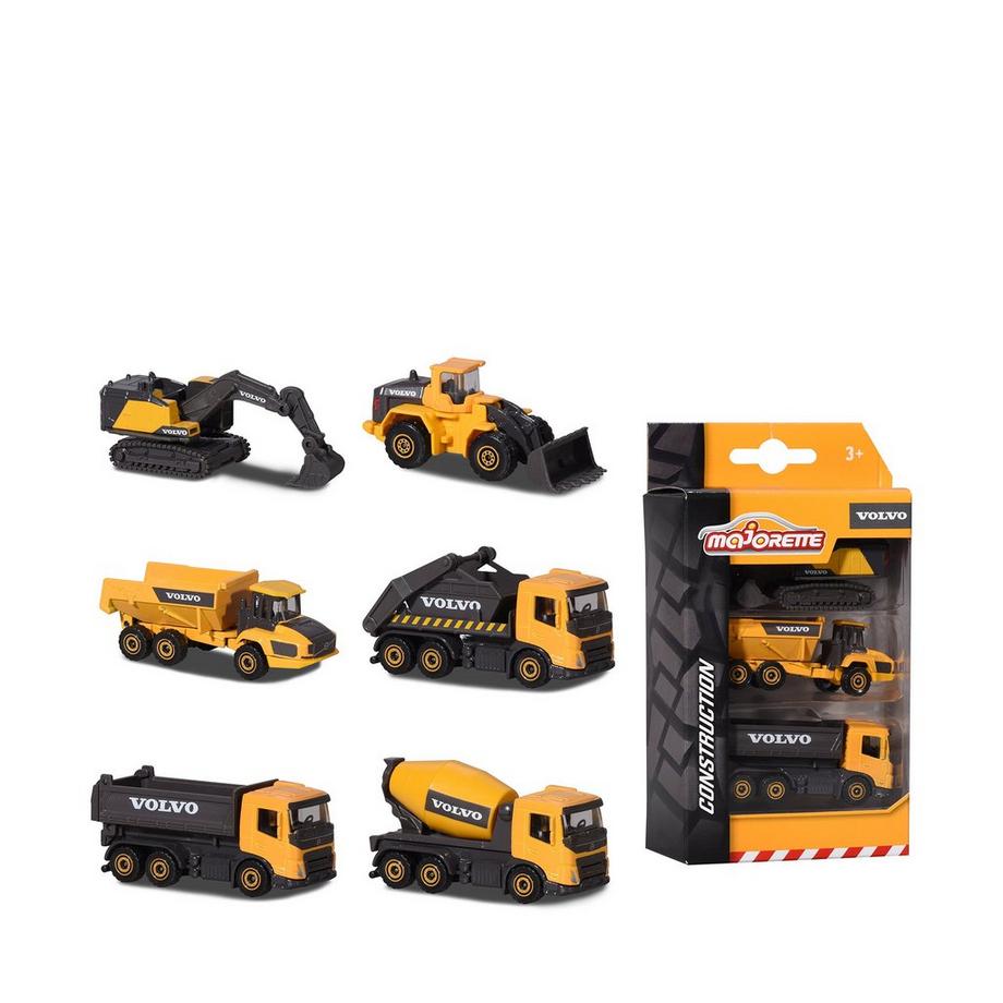 Majorette  Volvo 3 Pieces Set, assortiment aléatoire 