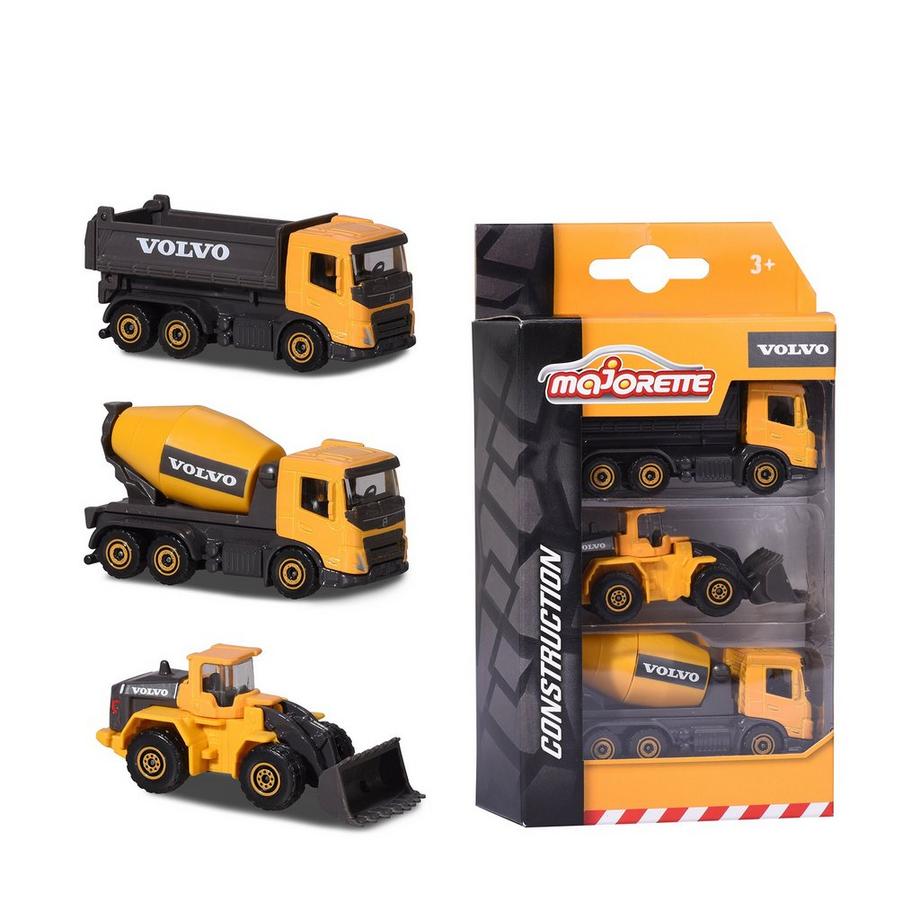 Majorette  Volvo 3 Pieces Set, assortiment aléatoire 