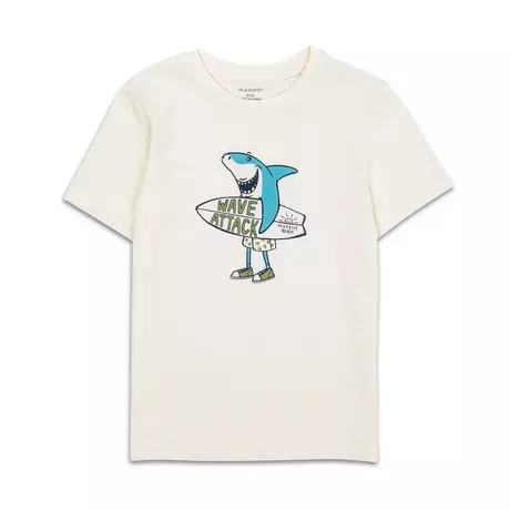 Manor Kids T-shirt girocollo, manica corta  Bianco