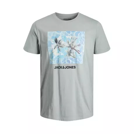 JACK & JONES T-Shirt JJBILLBOARD  TEE SS Grigio