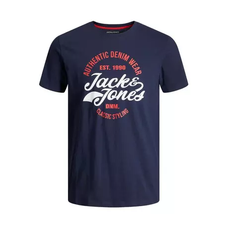 JACK & JONES T-Shirt JJBRAT TEE SS Marine