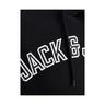 JACK & JONES Sweatshirt JJCITY SWEAT HOOD Black