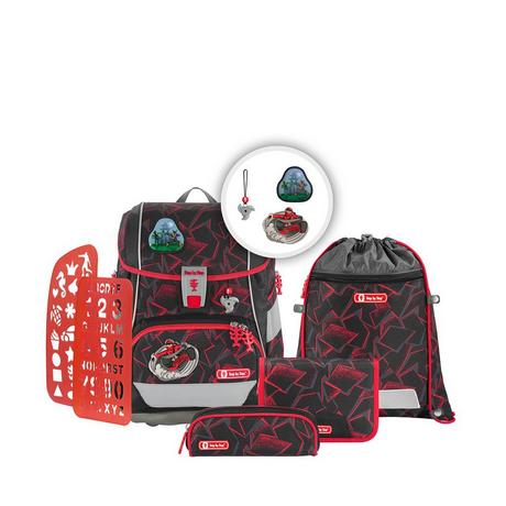 Step by Step Schulrucksack-Set, 6-teilig 2IN1 PLUS, Ninja Yuma 