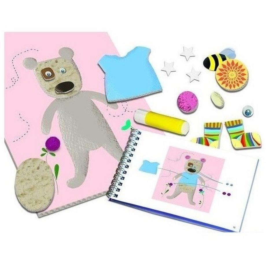 Djeco Bastelartikel Collage für die Kleinen 