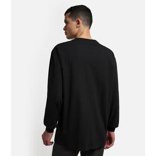 NAPAPIJRI S-MORGEX LS BLACK 041 T-shirt, maniche lunghe 
