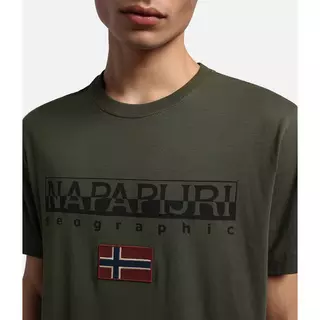 NAPAPIJRI T-Shirt S-AYAS BLACK 041 Vert 1