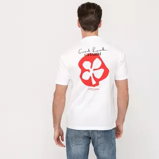 Scotch & Soda T-Shirt Graphic artwork T-shirt in Regular-fit
 Blanc 1