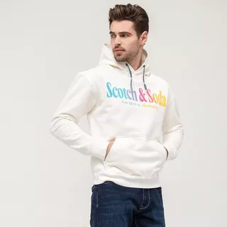 Scotch & Soda Felpa Colourful artwork hooded sweatshirt
 