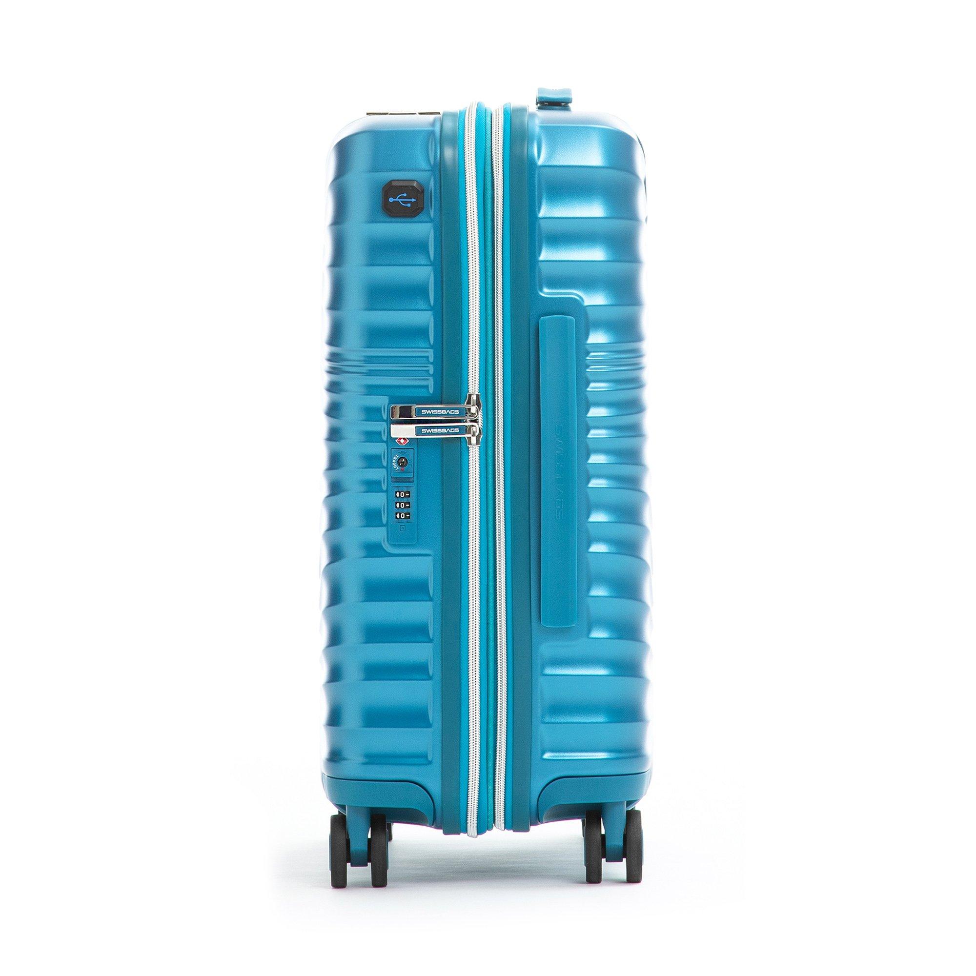 SWISS BAG COMPANY 55 CM, Valigia rigida, Spinner Cruise 