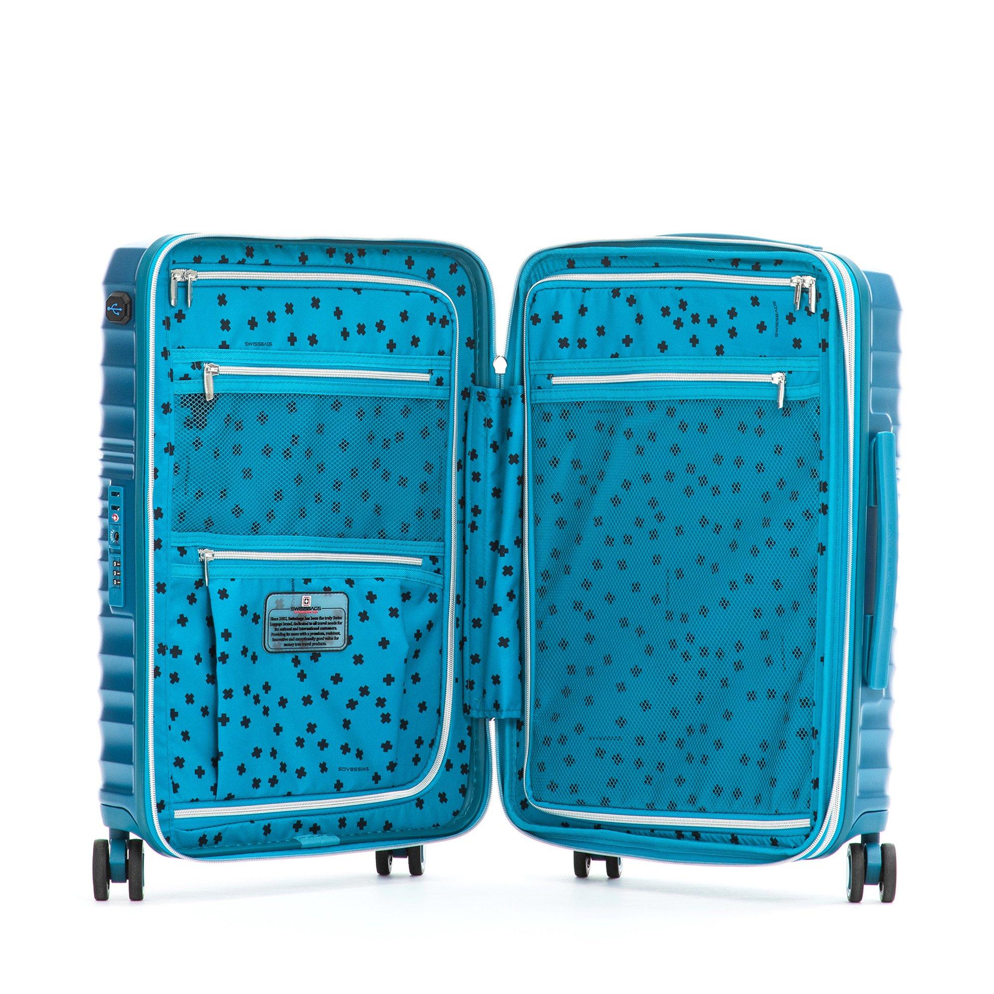 SWISS BAG COMPANY 55 CM, Hartschalenkoffer, Spinner Cruise 