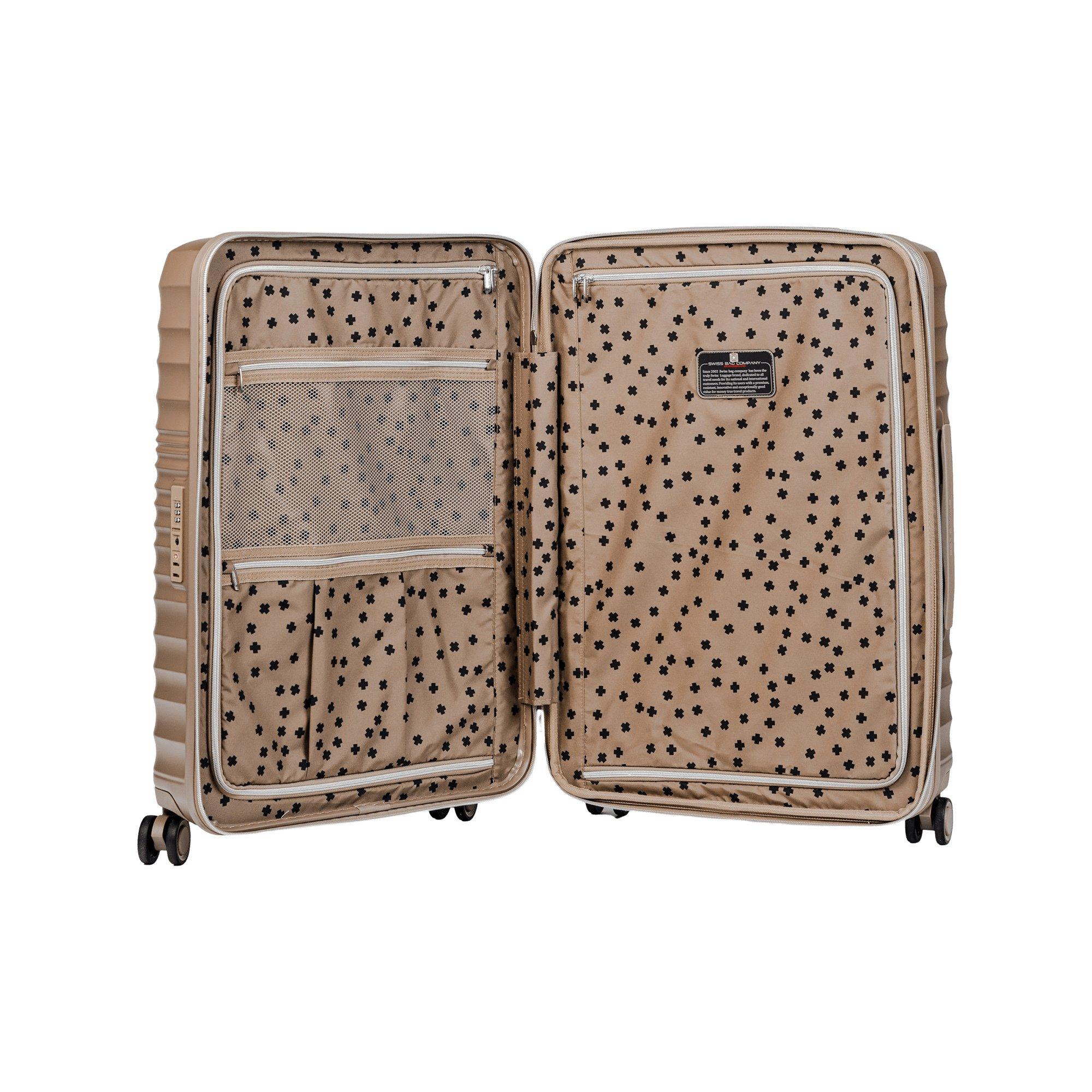 SWISS BAG COMPANY 65 CM, Hartschalenkoffer, Spinner Cruise 