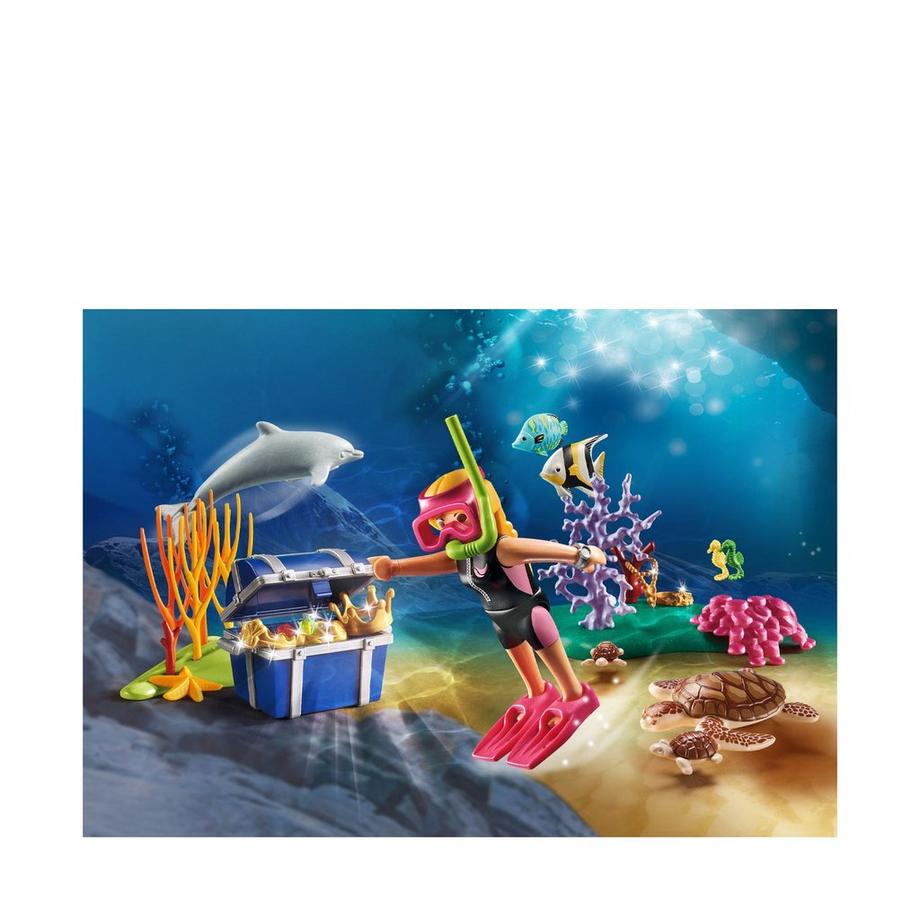 Playmobil  70678 Set cadeau "Plongeur au trésor" 