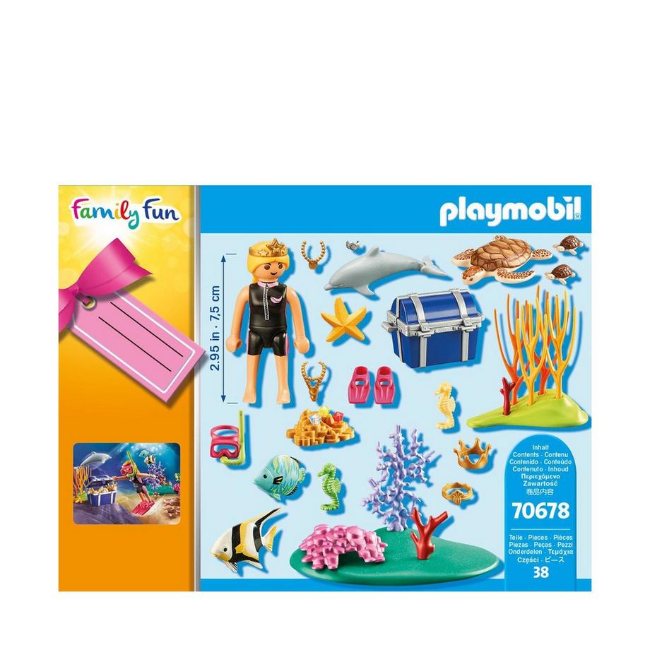Playmobil  70678 Set cadeau "Plongeur au trésor" 
