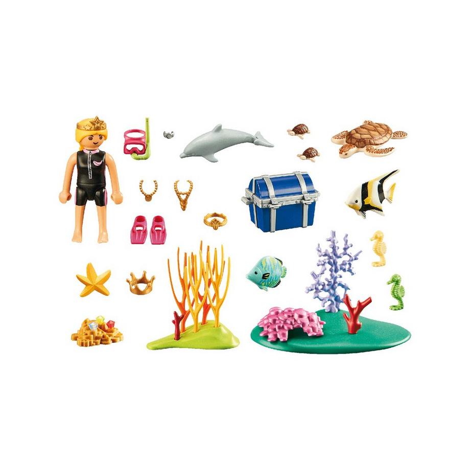 Playmobil  70678 Set cadeau "Plongeur au trésor" 