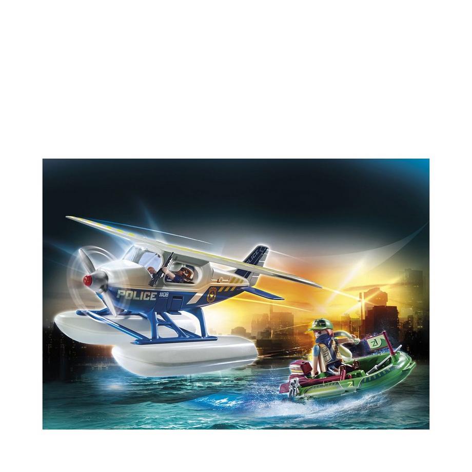 Playmobil  70779 Polizei-Wasserflugzeug: Schmuggler-Verfolgung 