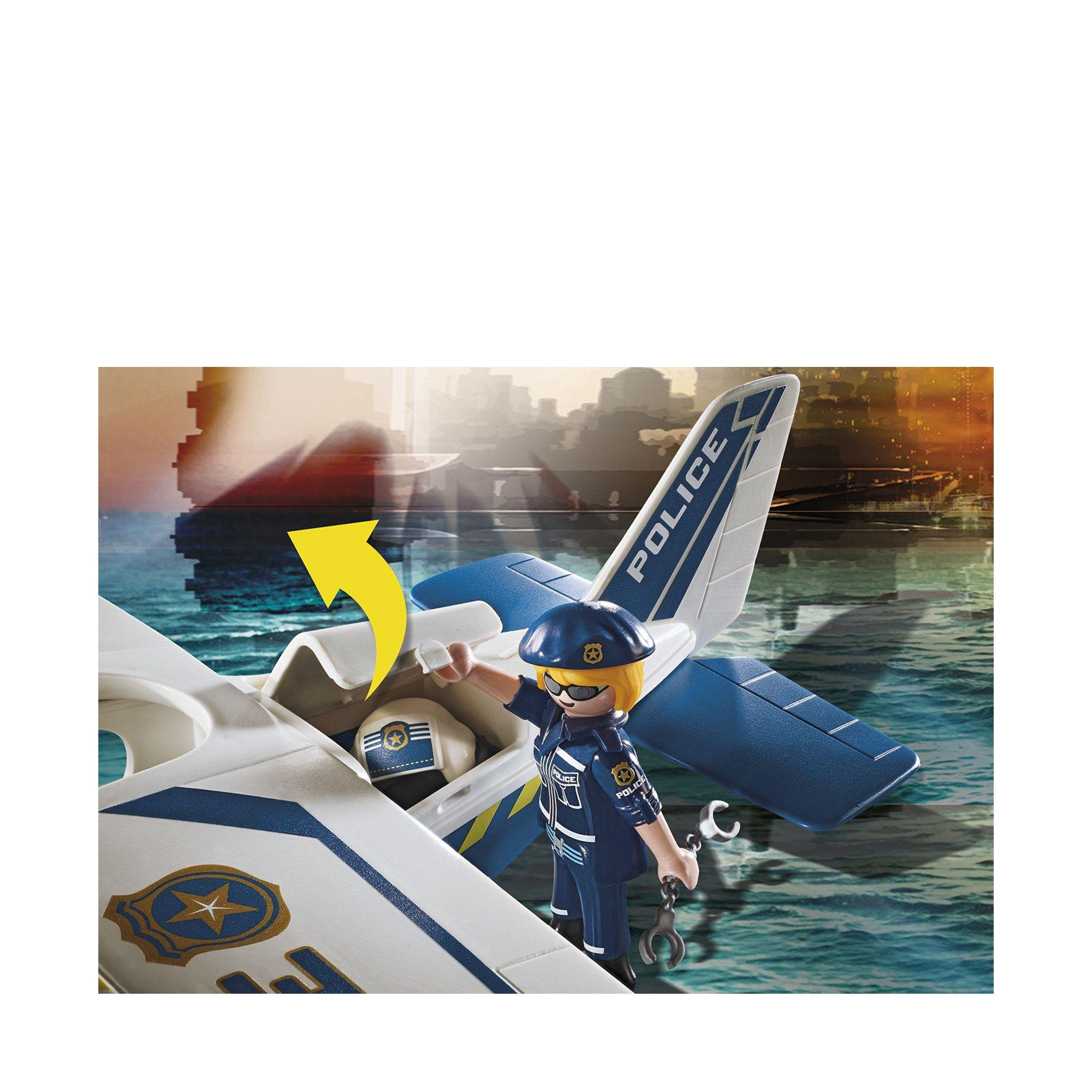 Playmobil  70779 Polizei-Wasserflugzeug: Schmuggler-Verfolgung 
