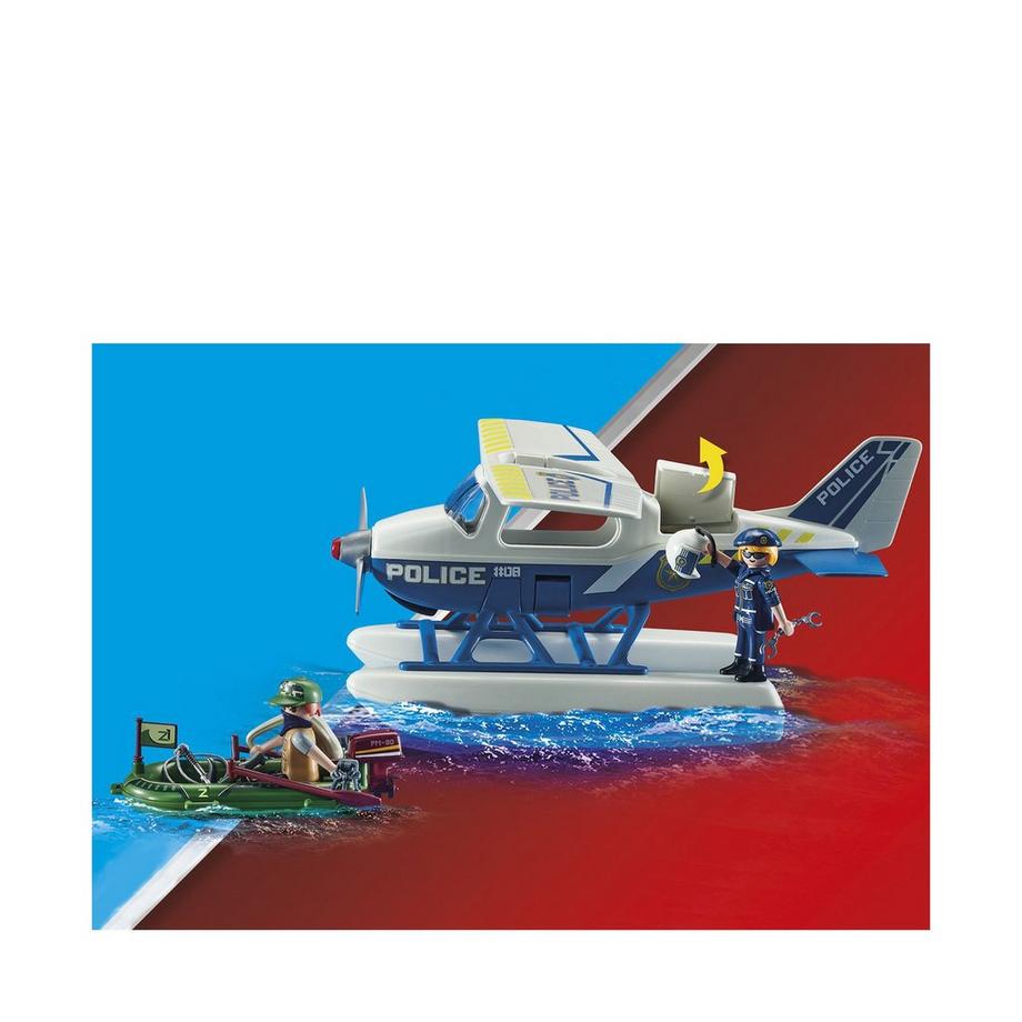 Playmobil  70779 Polizei-Wasserflugzeug: Schmuggler-Verfolgung 