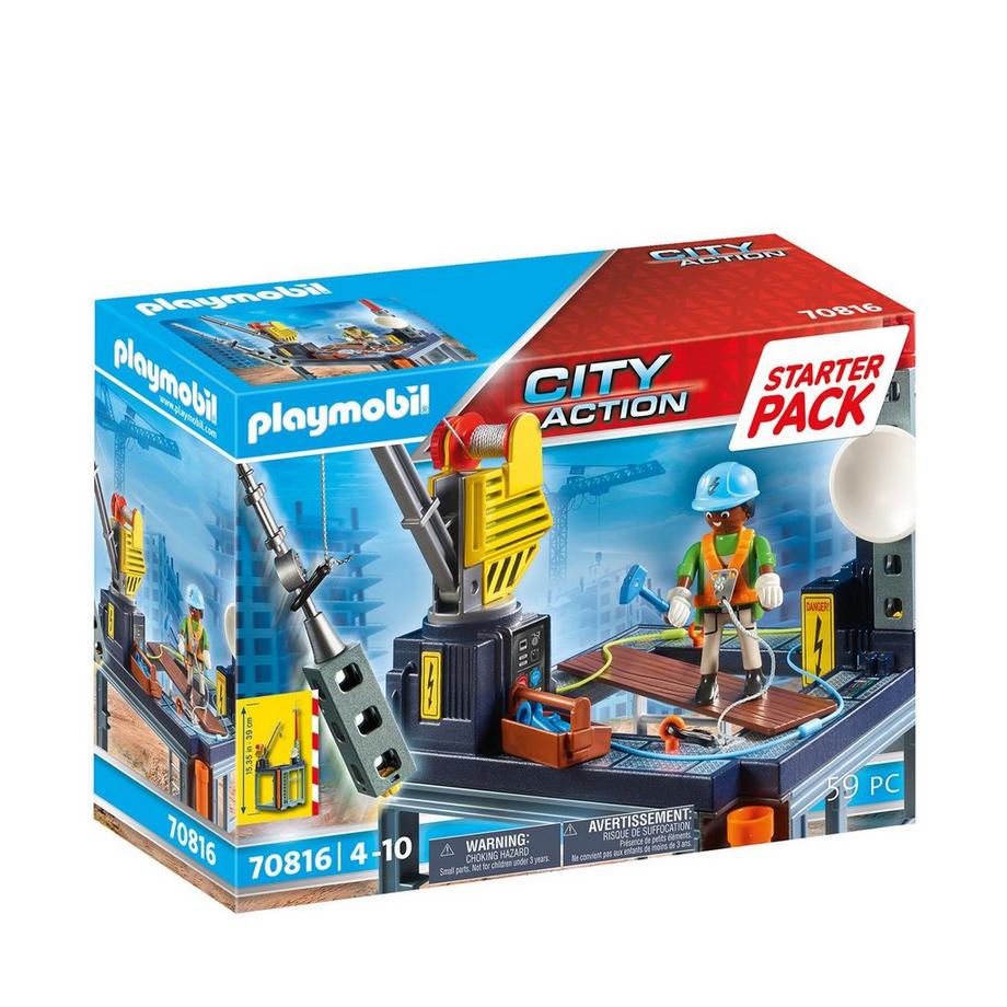 70816 Starter Pack cantiere con argano