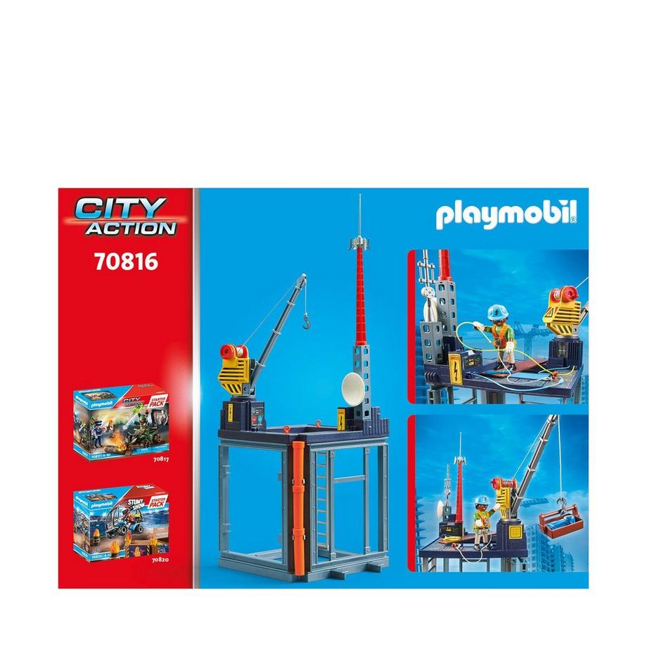 Playmobil  70816 Starter Pack cantiere con argano 