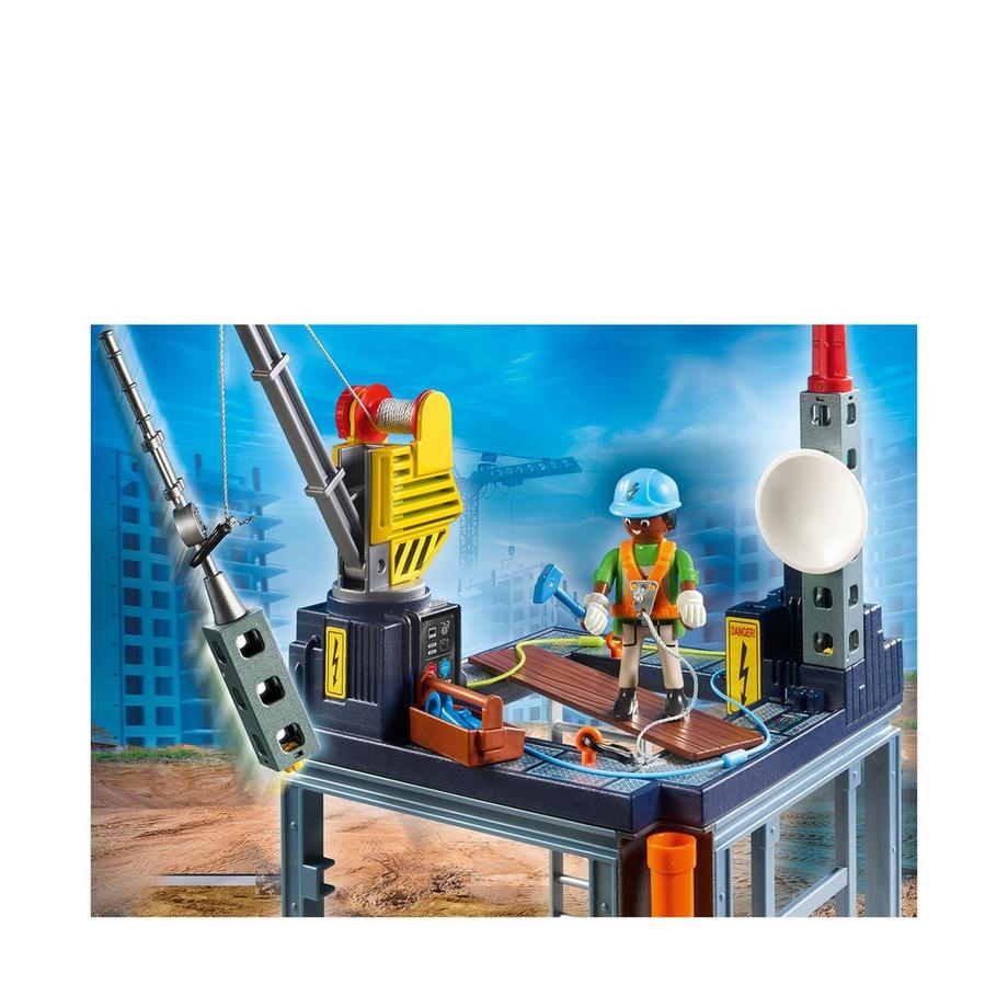 Playmobil  70816 Starter Pack cantiere con argano 