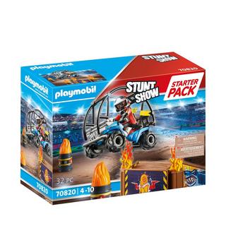 Playmobil  70820 Starter Pack Stunt show quad con rampa di fuoco 