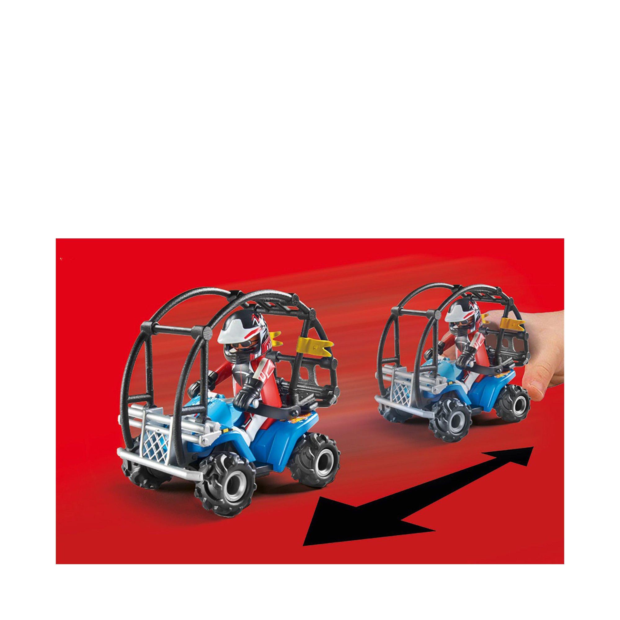 Playmobil  70820 Starter Pack Stuntshow Quad avec rampe de feu 