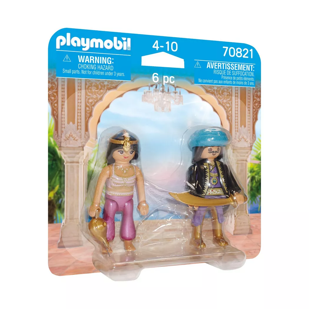 PLAYMOBIL pareja real india oriental Duo Pack con espada y lampara mágica (70821)