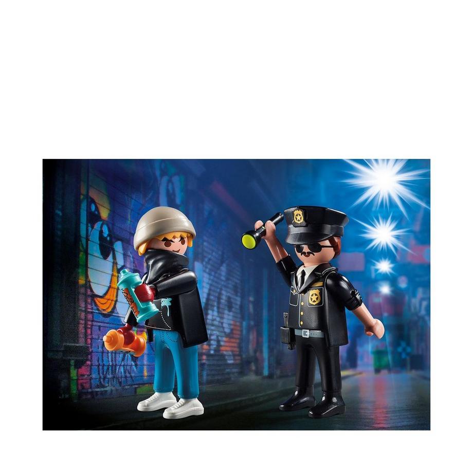 Playmobil  70822 DuoPack Polizist und Sprayer 