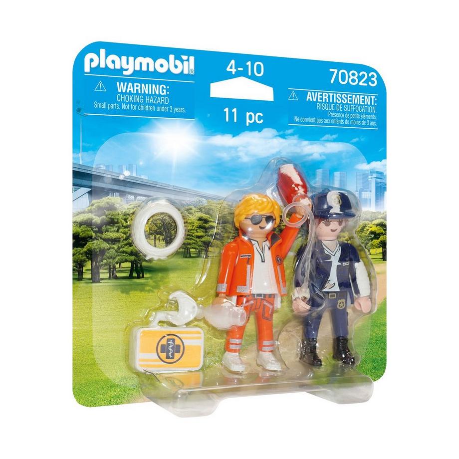 Playmobil  70823 DuoPack Notarzt und Polizistin 