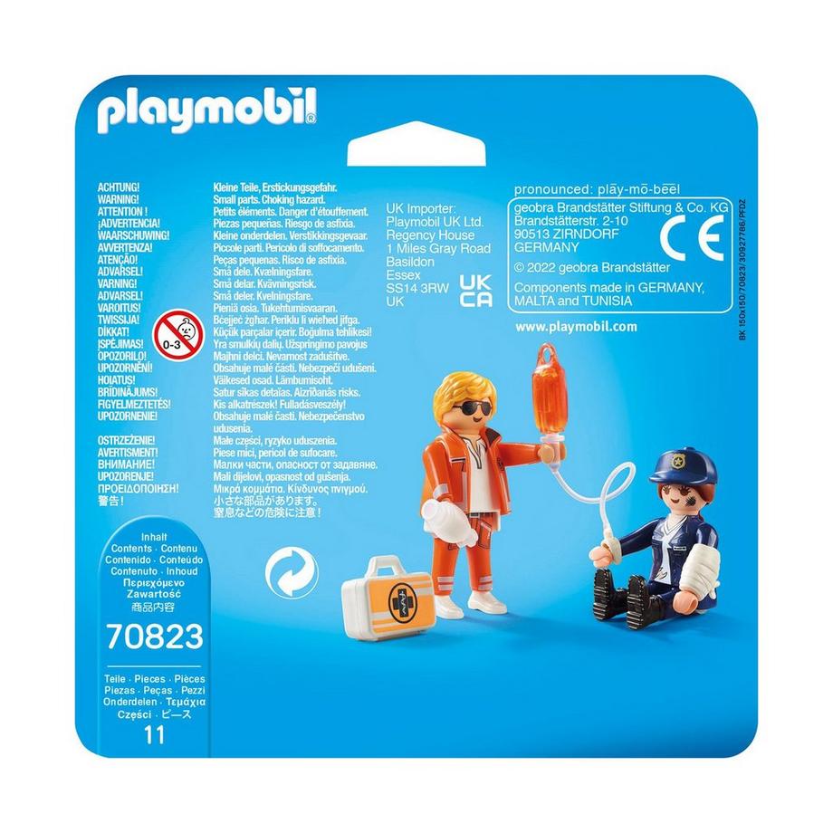 Playmobil  70823 DuoPack Notarzt und Polizistin 
