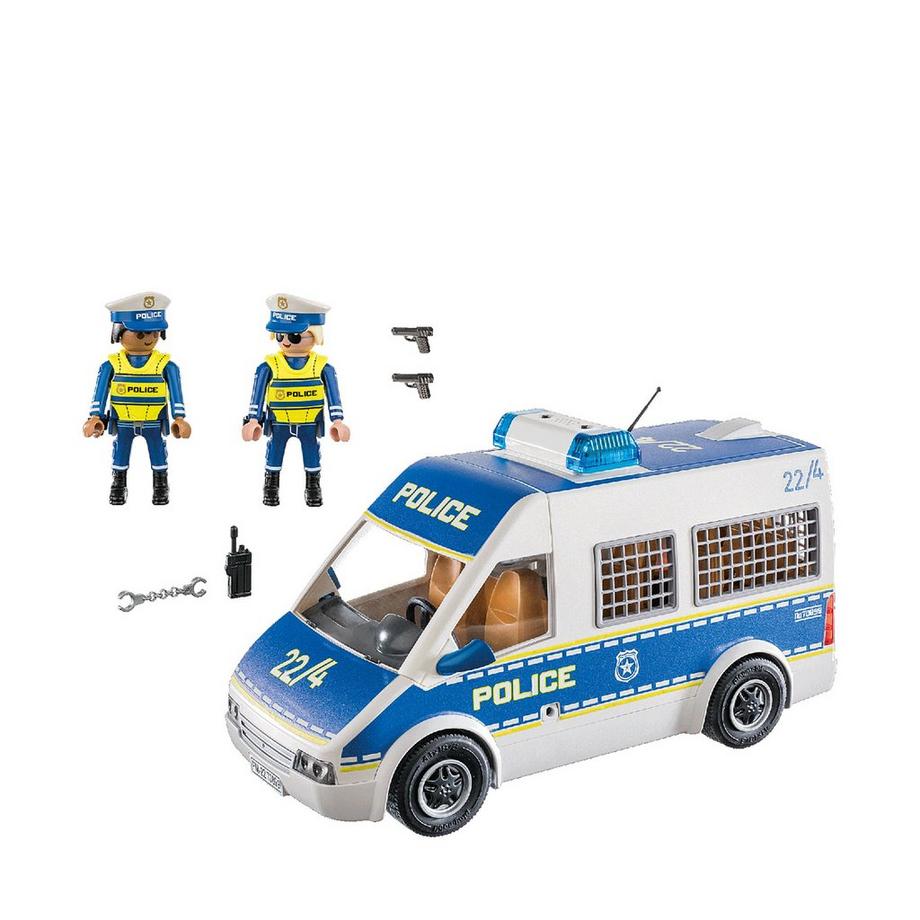 Playmobil  70899 Polizei-Mannschaftswagen mit Licht und Sound 
