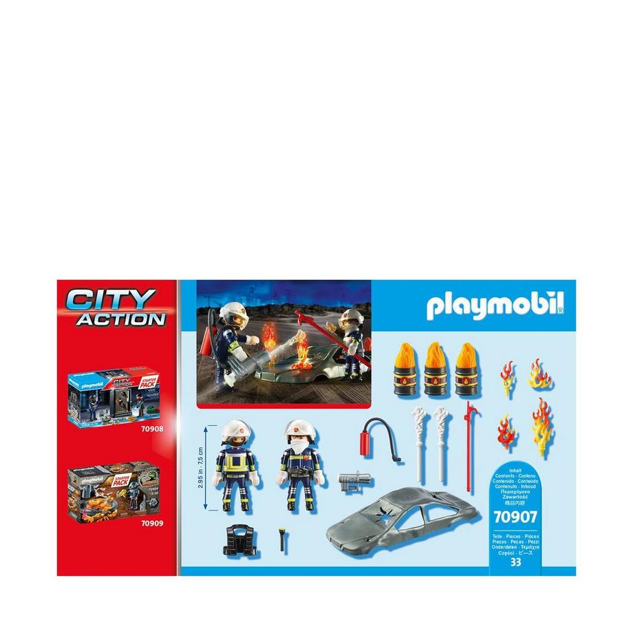 Playmobil  70907 Starter Pack Feuerwehrübung  