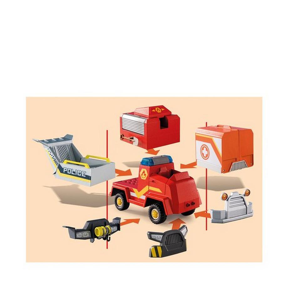 Playmobil  70914 DUCK ON CALL - Véhicule d'intervention des pompiers 