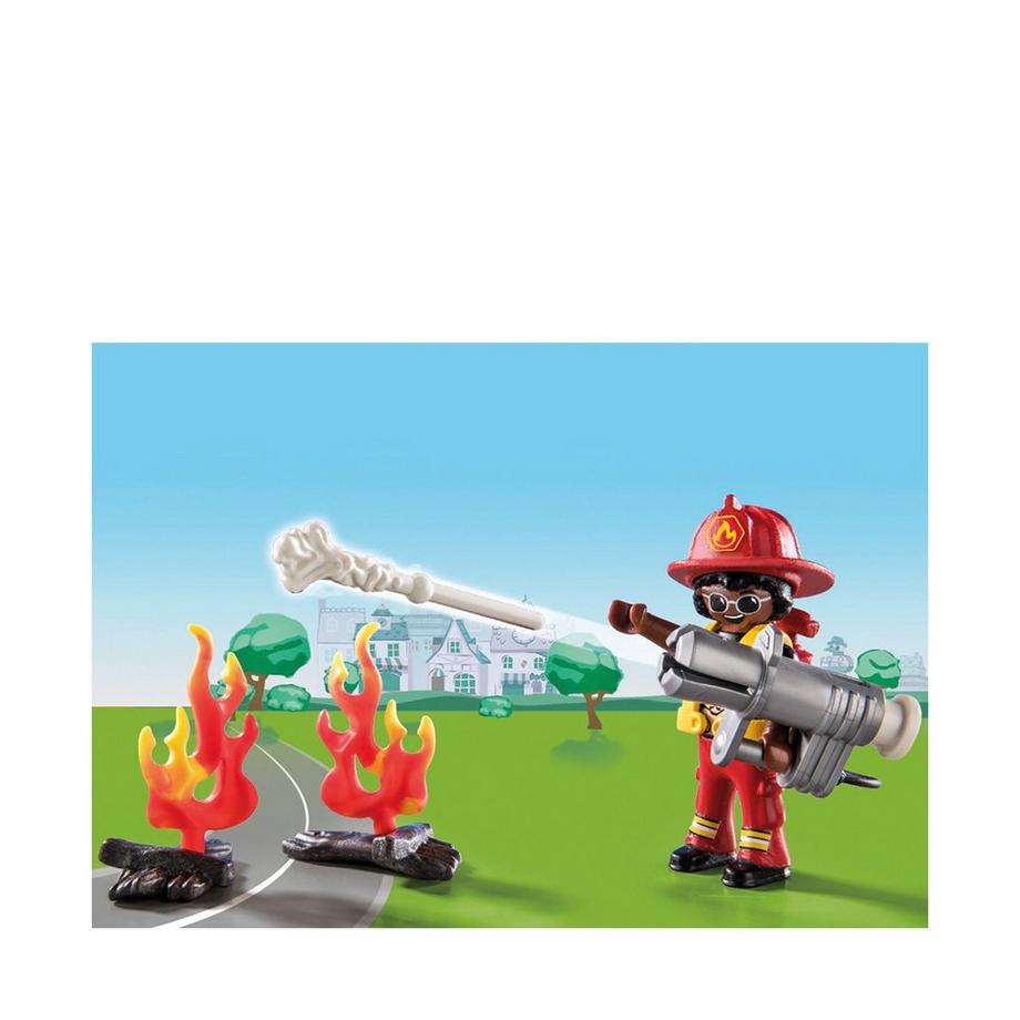 Playmobil  70917 DUCK ON CALL - Azione dei vigili del fuoco. Salva il gatto! 