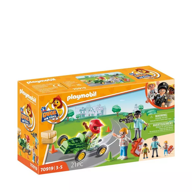Playmobil 70919 DUCK ON CALL Notarzt Action. Hilf dem Rennfahrer!online kaufen MANOR