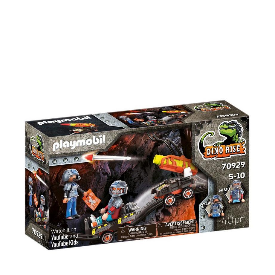 Playmobil  70929 Dino Mine Raketenkart 