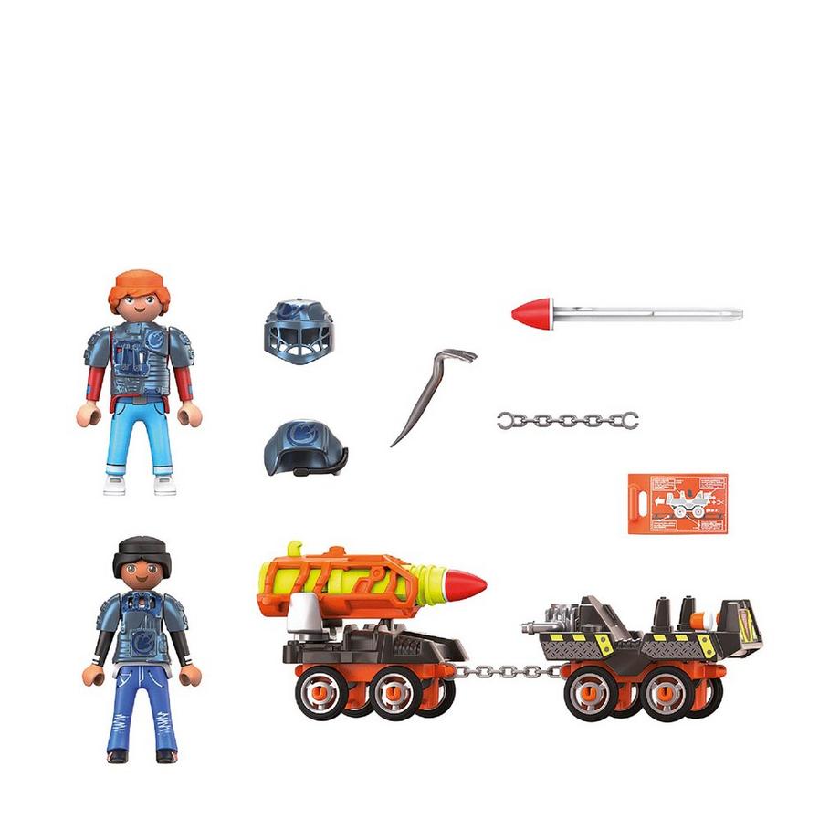 Playmobil  70929 Dino Mine Raketenkart 