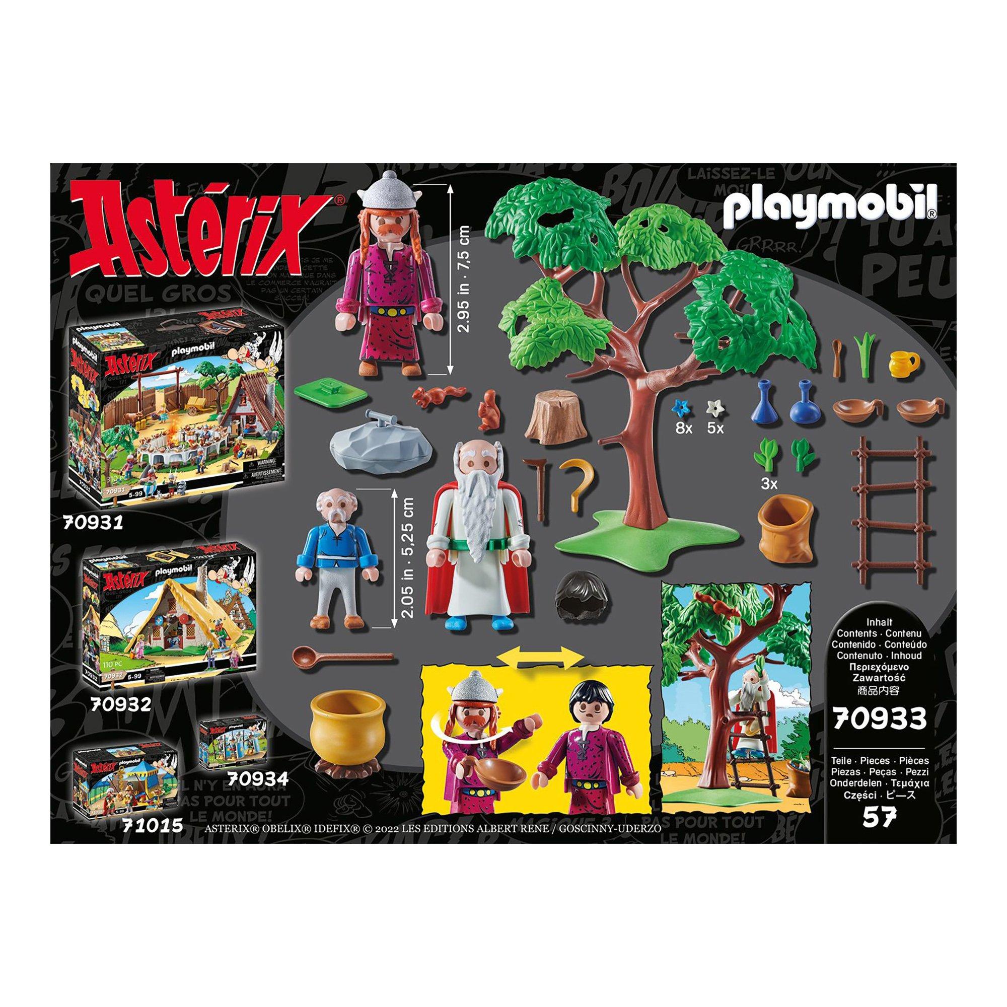 Playmobil  70933 Asterix: Panoramix con calderone della pozione magica 