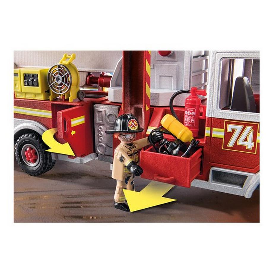 Playmobil  70935 Camion de pompiers avec échelle 