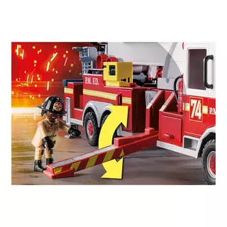PLAYMOBIL - Pack Les Pompiers - 9462 Caserne de pompiers avec