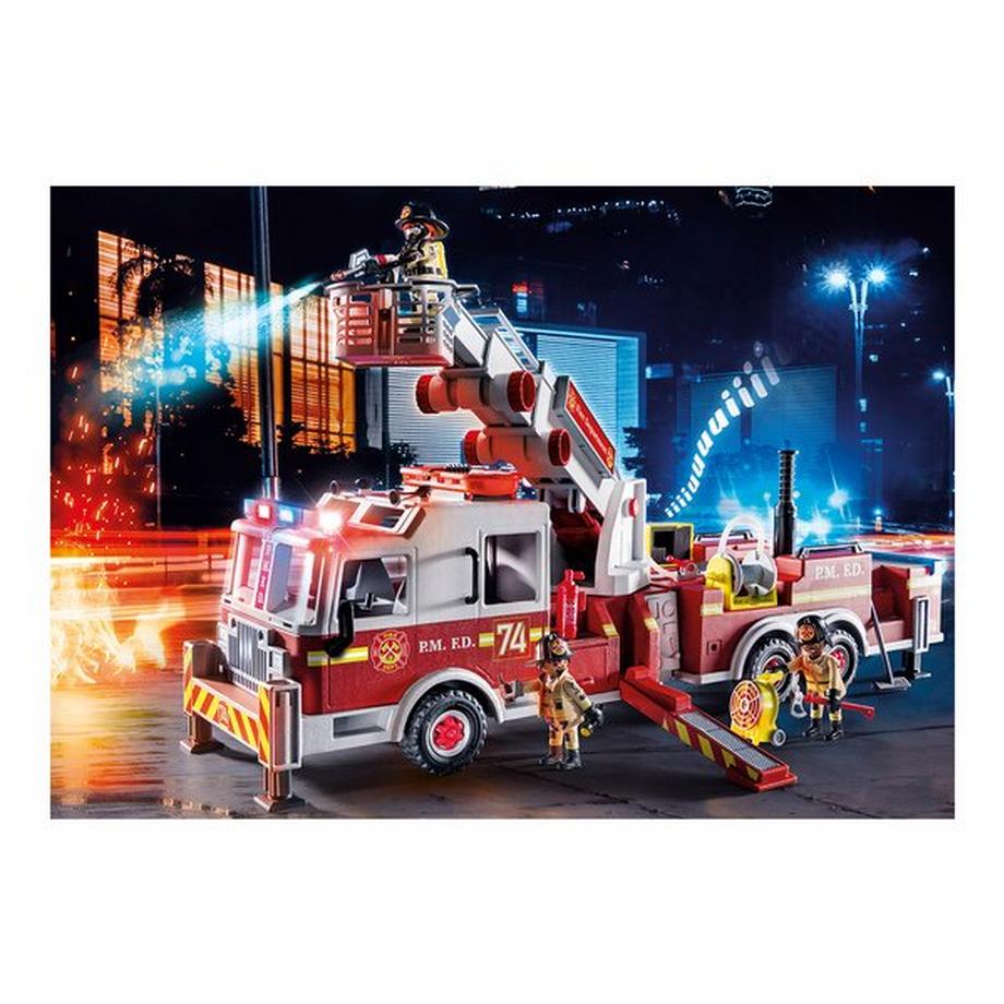 Playmobil  70935 Camion de pompiers avec échelle 