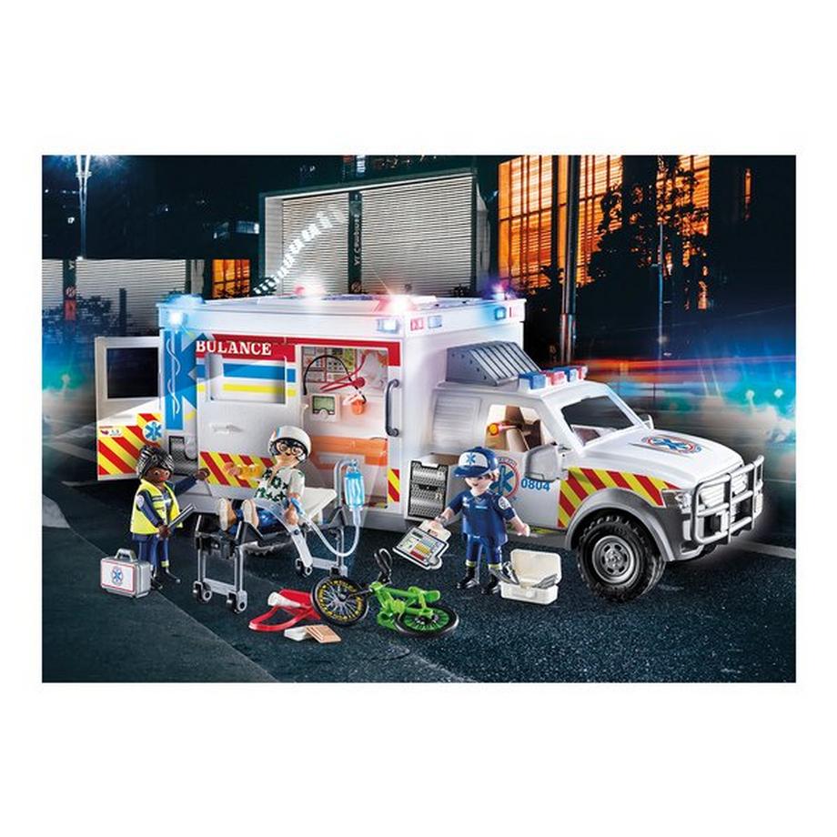Playmobil  70936 Rettungs-Fahrzeug: US Ambulance 