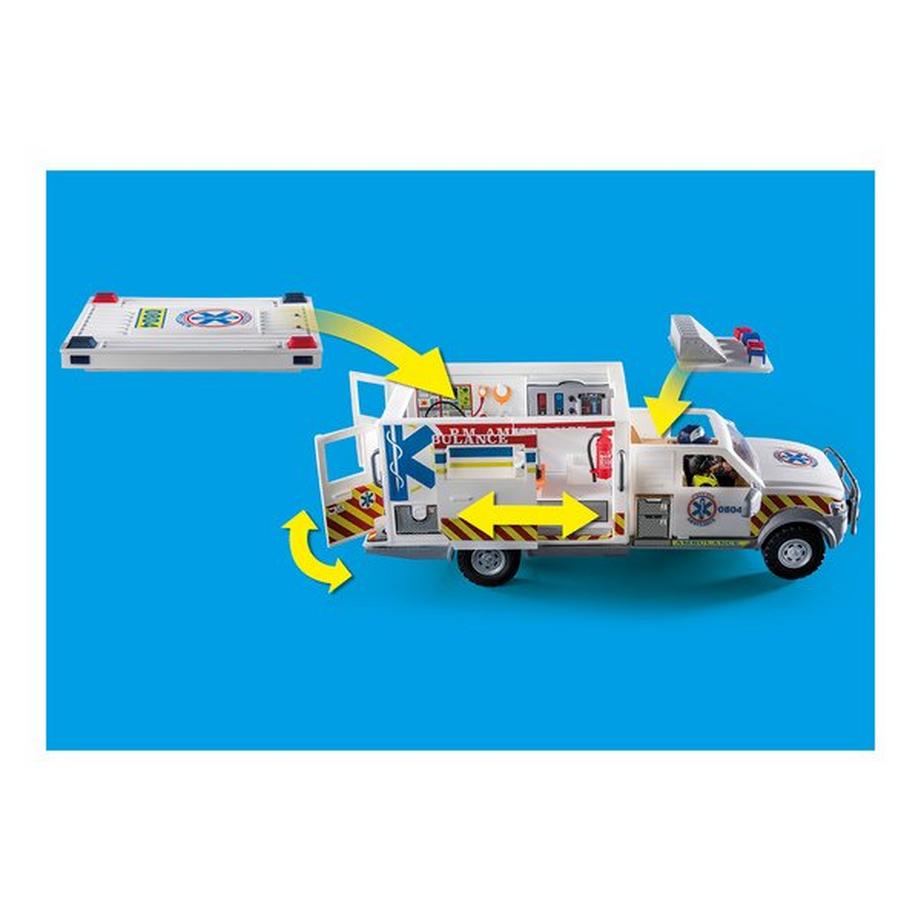 Playmobil  70936 Rettungs-Fahrzeug: US Ambulance 