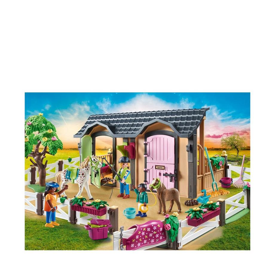 Playmobil  70995 Cours d'équitation avec boxes pour chevaux 